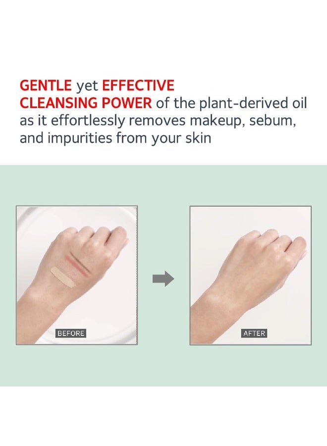 MAKEP:REM Make P:Rem Safe Me. Relief Moisture Cleansing Oil, Deep Pore Cleansing Makeup Remover for Oily Skin, All Skin Types, Gentle Blackhead Remover, Korean Skin Care, 210ml - Image 3